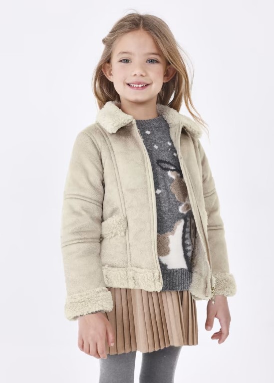 4414 - Faux Fur Lined Jacket