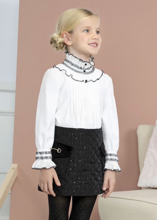 5517 - Sequin Quilted Skirt Girl