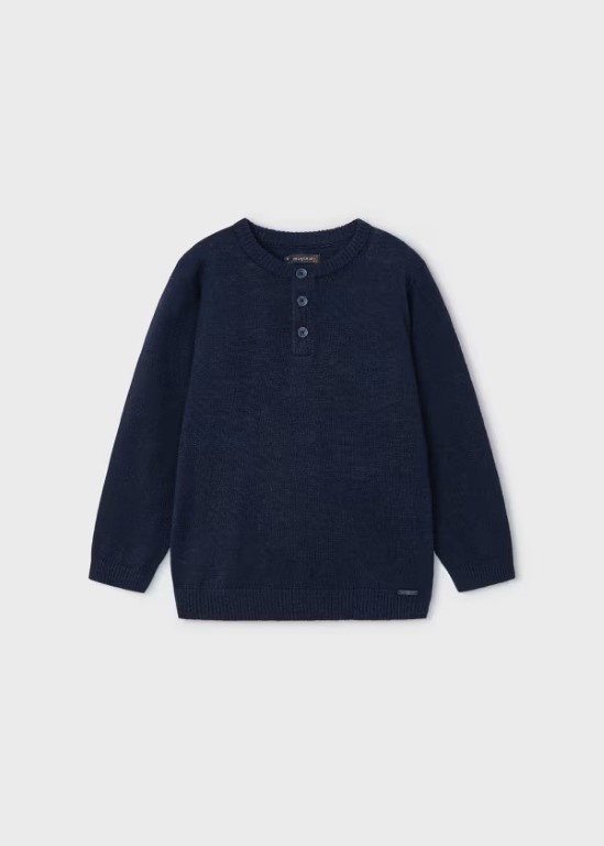 03356 - Boys linen cotton sweater
