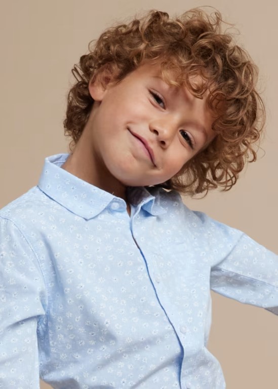 03124 - Boys printed shirt Better Cotton