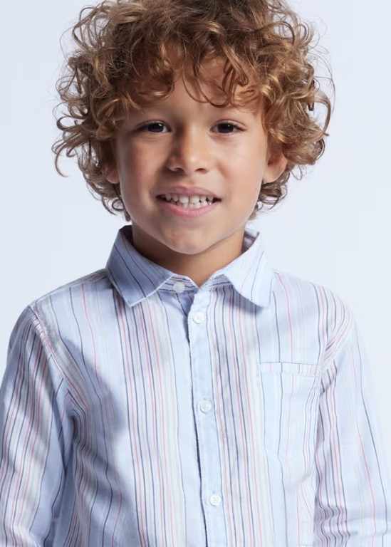 03123 - Boys striped shirt Better Cotton