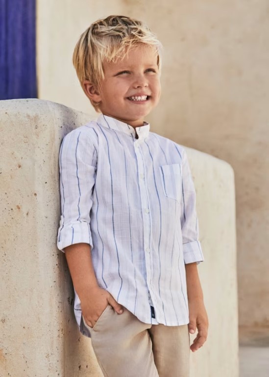 03121 - Boys striped shirt Better Cotton