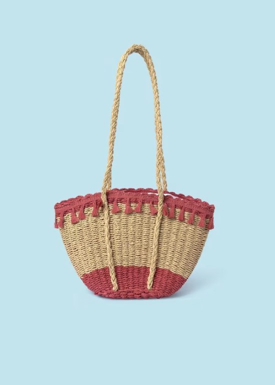 10748 - Girls raffia bag