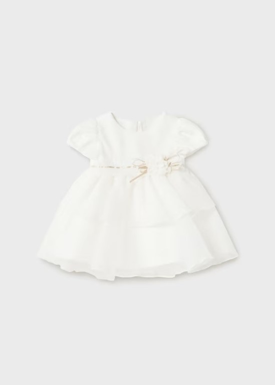 02857 - Velvet tulle dress newborn baby