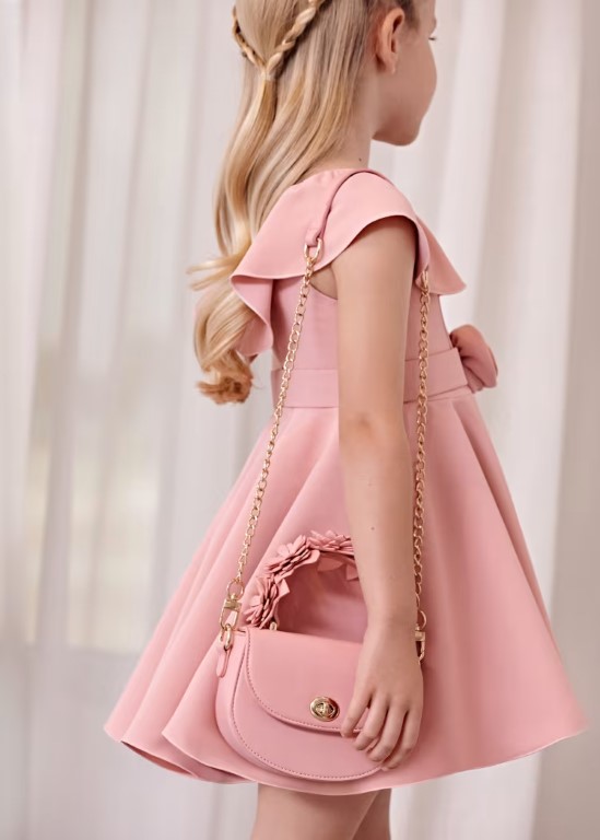 05435 - Girl Flower Handle Bag