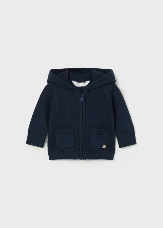 2309-Newborn Knit Zip Jacket