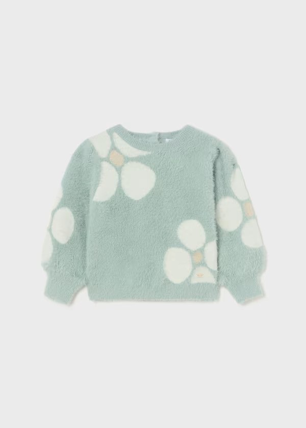 2321 - Baby Flower Jacquard Sweater