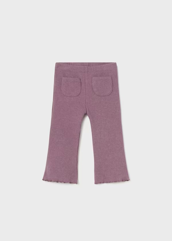2704 - Baby Ribbed Flared Leggings