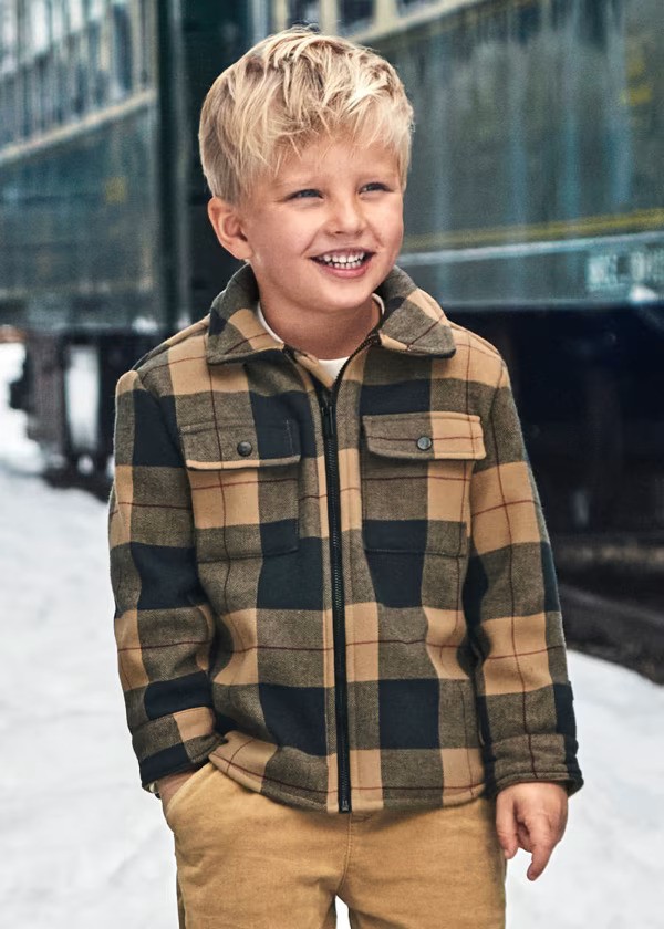 4462 - Boy Plaid Jacket