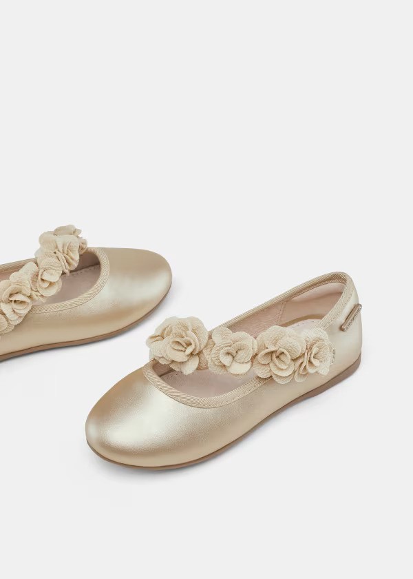 44465 - Flower Mary Janes