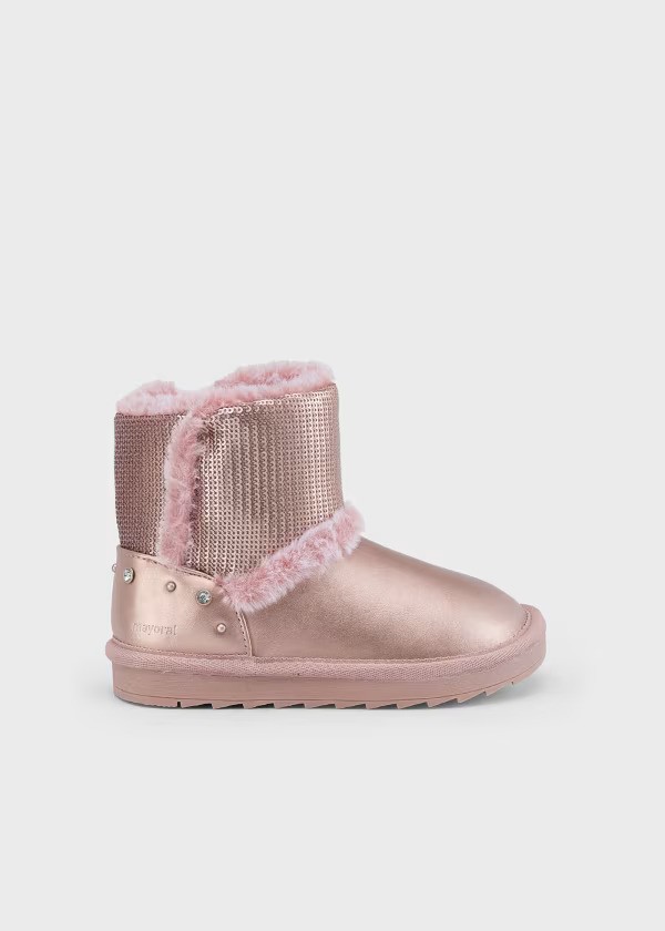 44487 - Metallic Sequin Boots
