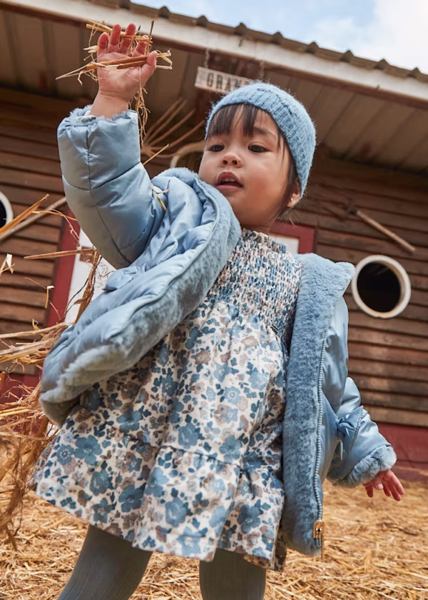 2909 - Ruffled Velvet Dress