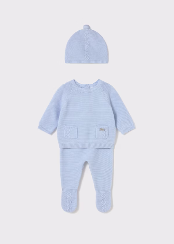 2564 - Leg warmer set newborn baby boy